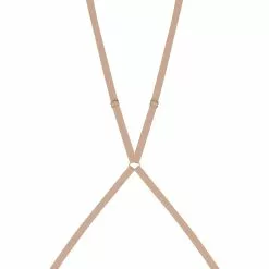 Maison Close Corps A Corps Nude Long Sleeved Dress -Stockings Shop 608770 ghost harnais