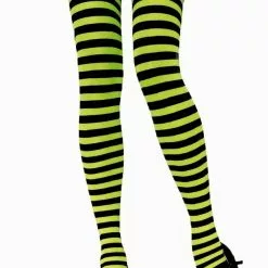 LEG AVENUE Black And Lime Green Striped Pantyhose 6 LEG AVENUE Black And Lime Green Striped Pantyhose -Stockings Shop 7100 black lime front 53306.1552170068.1000.1000.jpg c 2 26 ga 2.113853828.2005330243.1561390701 263645231 01089