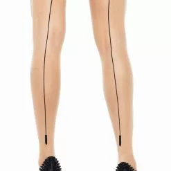LEG AVENUE Gunshot Backseam Sheer Pantyhose