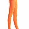 Be Wicked Orange Opaque Nylon Tights