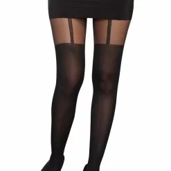 Dreamgirl Sheer Pantyhose With Garters
