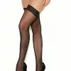 Elegant Moments Rhinestone Back Stockings