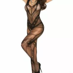 Elegant Moments Geo Mesh And Net Bodystocking -Stockings Shop EM1650 f 90492 a5b55acb 18fb 4059 8e9f 1618187b28a2