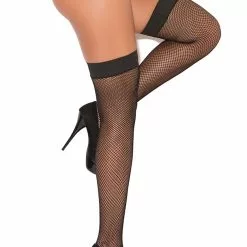 Elegant Moments Stay Up Fishnet Stockings
