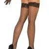 Elegant Moments Fence Net Stockings With Lace