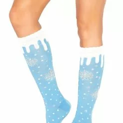 LEG AVENUE Snowflake Knee Highs