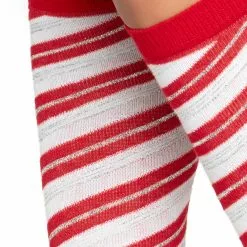 LEG AVENUE Candy Cane Knee Highs -Stockings Shop L5616 03 096 13532