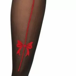 LEG AVENUE Contrast Backseam Pantyhose -Stockings Shop L7956 03 011 04236