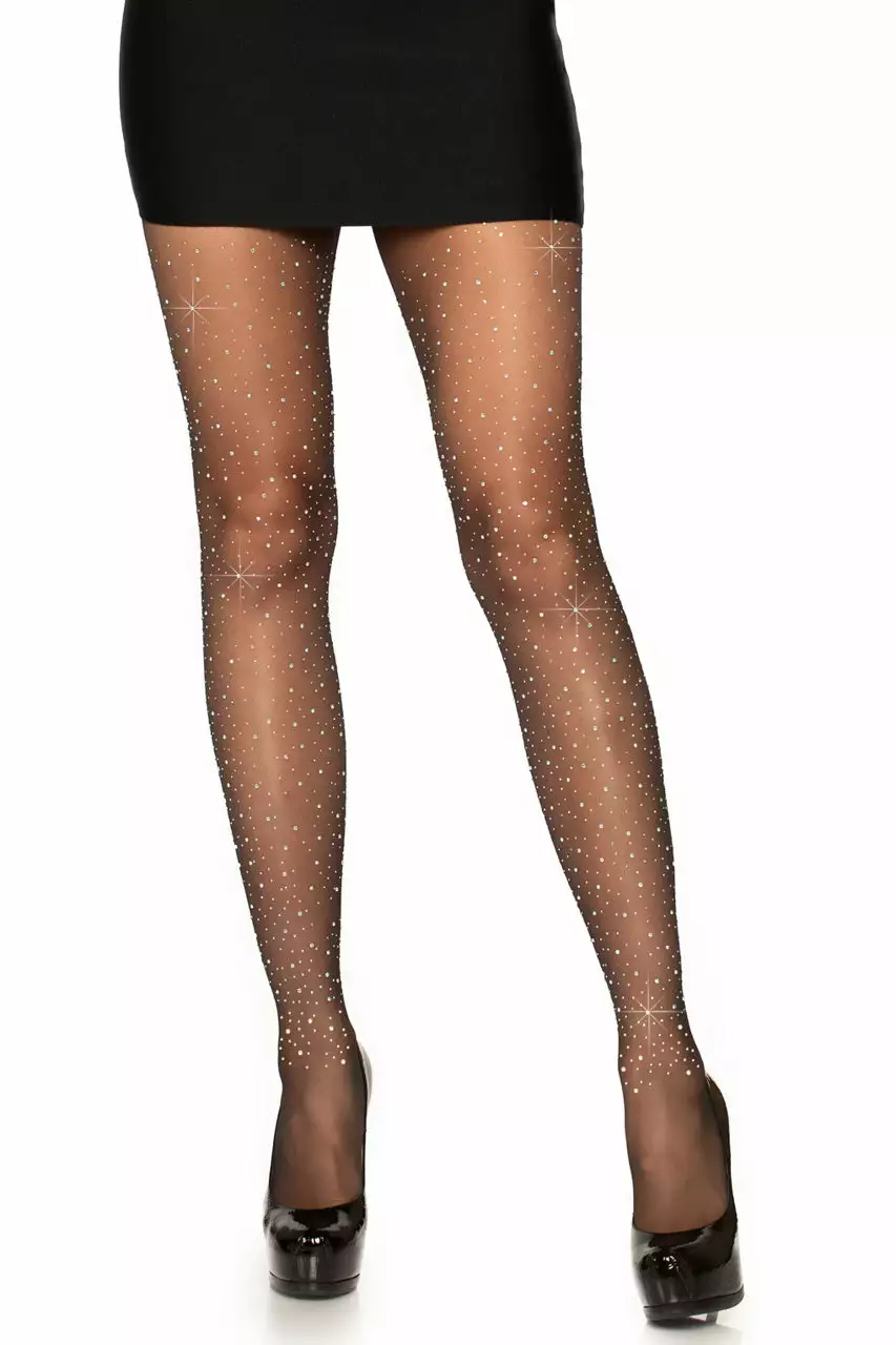 LEG AVENUE Rhinestone Pantyhose 7 LEG AVENUE Rhinestone Pantyhose - Image 7