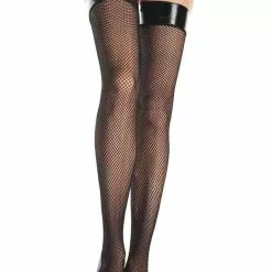 LEG AVENUE Vinyl Fishnet Stockings