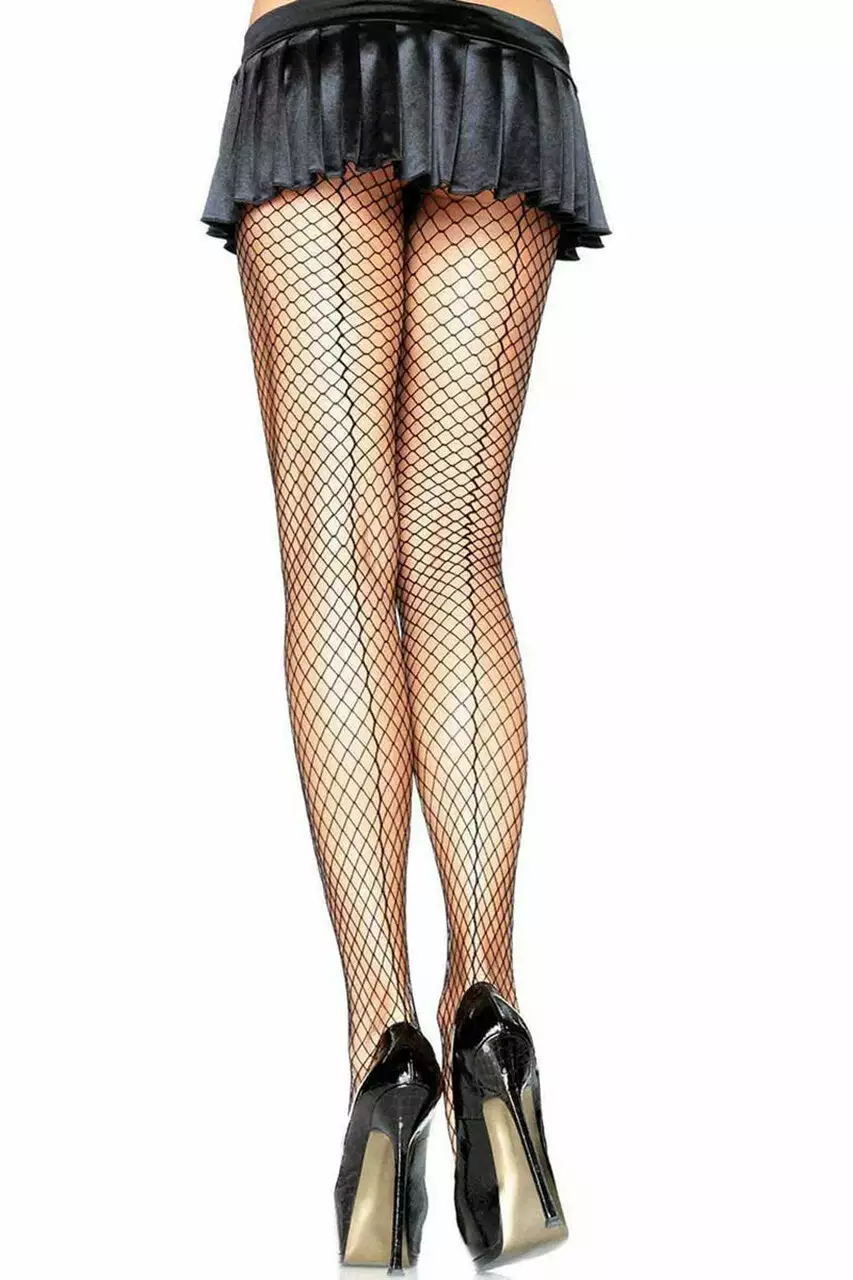 LEG AVENUE Net Back Seam Pantyhose 2 LEG AVENUE Net Back Seam Pantyhose - Image 2