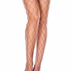 LEG AVENUE Fence Net Pantyhose -Stockings Shop L9905 FENCE NET PANTYHOSE d 35392