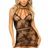 LEG AVENUE Seamless Strappy Bust Chemise