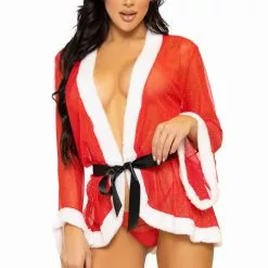 LEG AVENUE Santa's Bombshell Robe