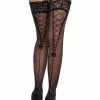 LEG AVENUE Rose Lace Thigh Highs