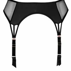 Bluebella Laura Suspender Belt 10 Bluebella Laura Suspender Belt -Stockings Shop Laura Suspender Black IM 01 Edit