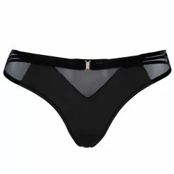 Bluebella Laura Thong -Stockings Shop Laura Thong Black IM 01 Edit
