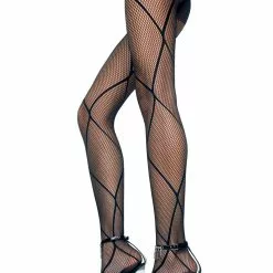 MUSIC LEGS Faux Leg Wrap Pantyhose