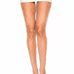 MUSIC LEGS Diamond Net Fishnet Pantyhose 22 MUSIC LEGS Diamond Net Fishnet Pantyhose -Stockings Shop ML9024 Lightblue 67376