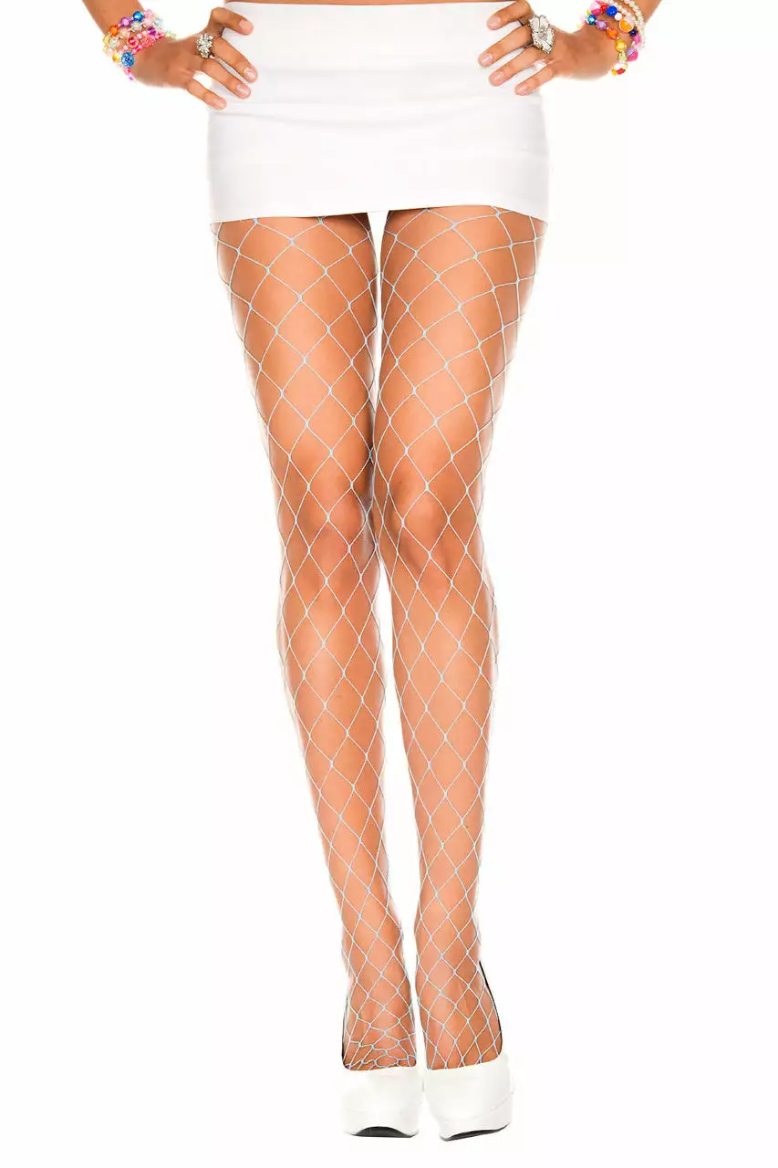 MUSIC LEGS Diamond Net Fishnet Pantyhose 6 MUSIC LEGS Diamond Net Fishnet Pantyhose - Image 6