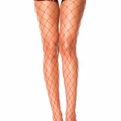 MUSIC LEGS Diamond Net Fishnet Pantyhose 29 MUSIC LEGS Diamond Net Fishnet Pantyhose -Stockings Shop ML9024 Red 60178
