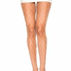 MUSIC LEGS Diamond Net Fishnet Pantyhose 30 MUSIC LEGS Diamond Net Fishnet Pantyhose -Stockings Shop ML9024 Turquise 21961