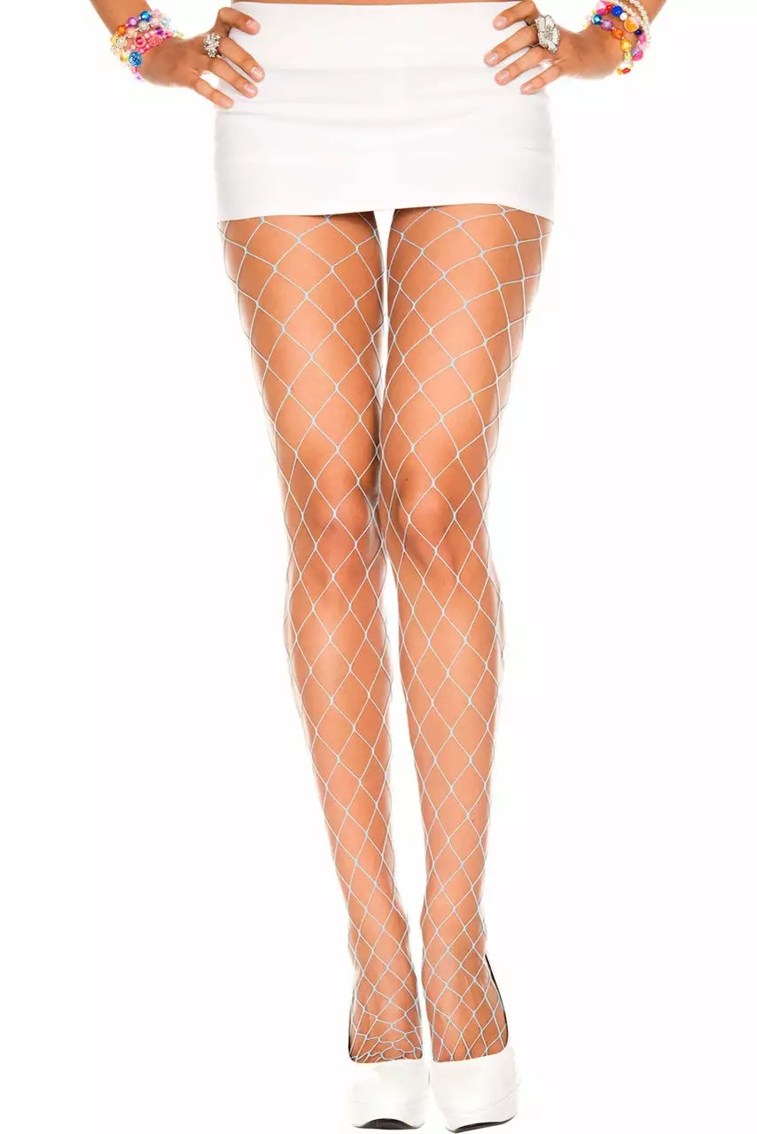 MUSIC LEGS Diamond Net Fishnet Pantyhose 14 MUSIC LEGS Diamond Net Fishnet Pantyhose - Image 14