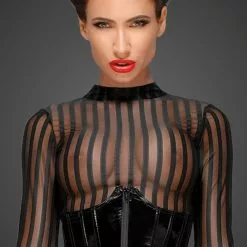 Noir Handmade Classic Sheer Dress -Stockings Shop Mayfair Stockings 3