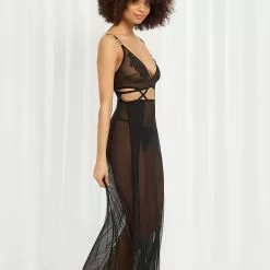 Bluebella Nyla Long Chemise -Stockings Shop Mayfair Stockings 40875 05