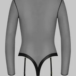 Maison Close Corps A Corps Black Long Sleeved Body With Suspenders -Stockings Shop Mayfair Stockings 560821 ghost 2 2000x2000 41