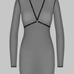 Maison Close Corps A Corps Black Long Sleeved Dress -Stockings Shop Mayfair Stockings 560826 ghost 1 2000x2000 46