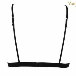 Maison Close Pure Tentation Black Triangle Bra -Stockings Shop Mayfair Stockings 606991 2 ghost logo