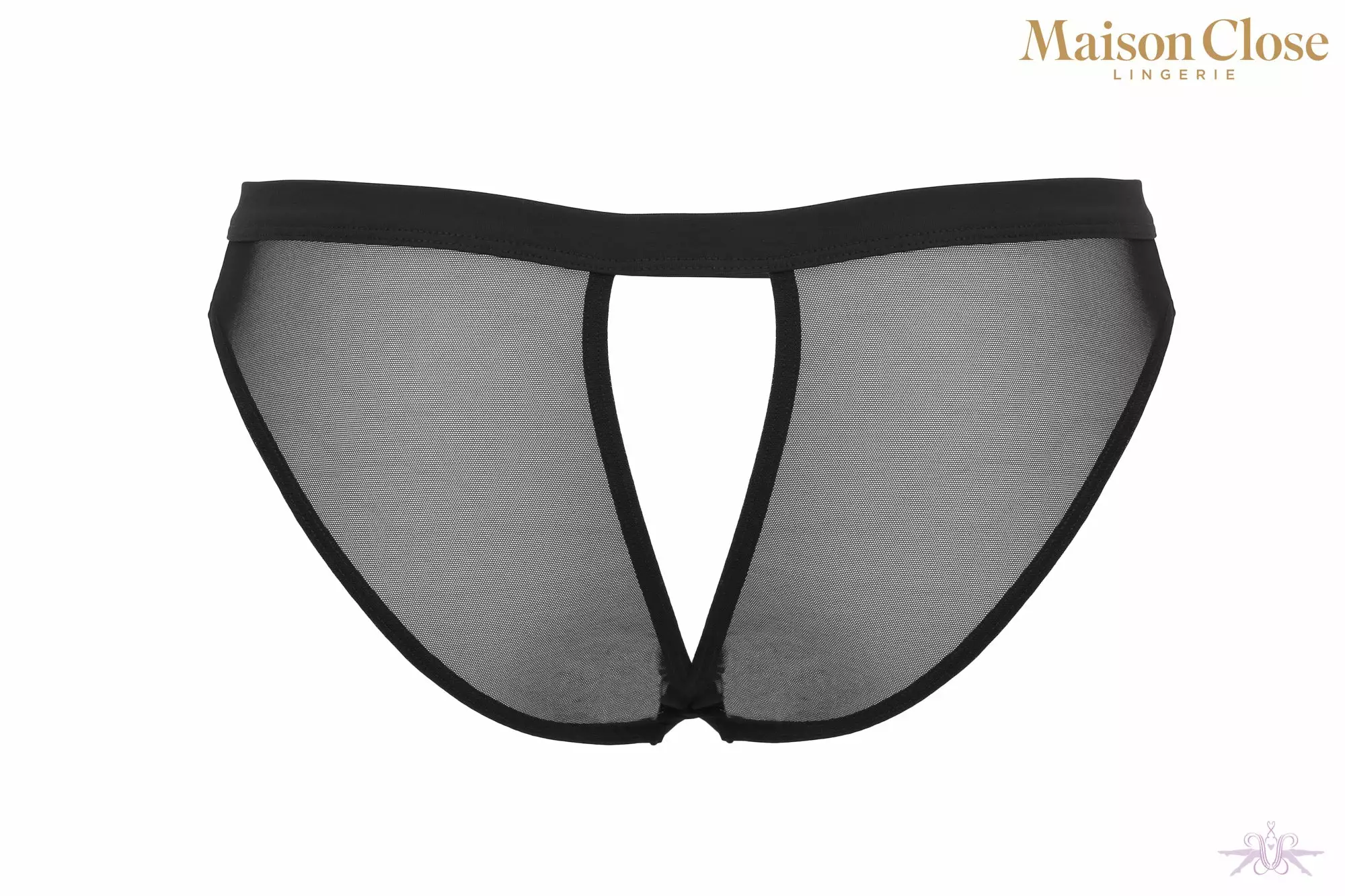 Maison Close Pure Tentation Black Open Panty 11 Maison Close Pure Tentation Black Open Panty - Image 11