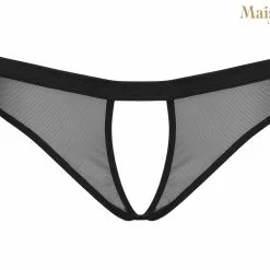 Maison Close Pure Tentation Black Open Panty 20 Maison Close Pure Tentation Black Open Panty -Stockings Shop Mayfair Stockings 606998 ghost logo