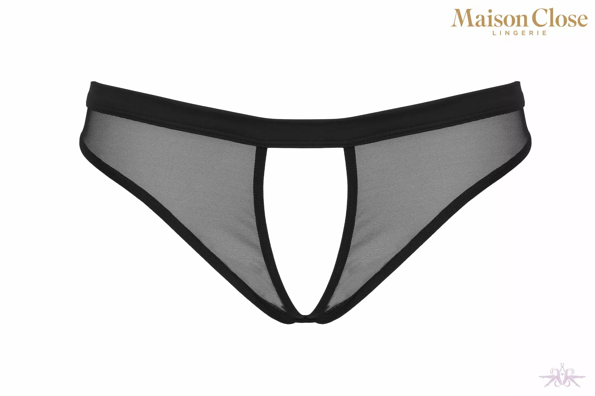 Maison Close Pure Tentation Black Open Panty 10 Maison Close Pure Tentation Black Open Panty - Image 10