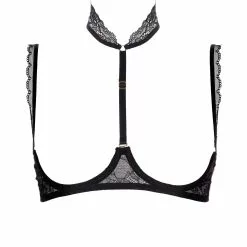 Maison Close Le Petit Secret Dentelle Naked Breast Bra -Stockings Shop Mayfair Stockings Maison Close 608301 ghost