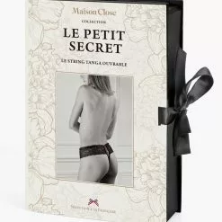 Maison Close Le Petit Secret Dentelle Openable String Tanga 19 Maison Close Le Petit Secret Dentelle Openable String Tanga -Stockings Shop Mayfair Stockings Maison Close 608303 pack