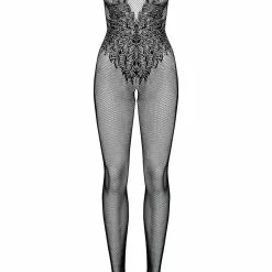 Obsessive Wing Motif Fishnet Bodystocking -Stockings Shop Mayfair Stockings Obsessive bodystocking N112 packshot