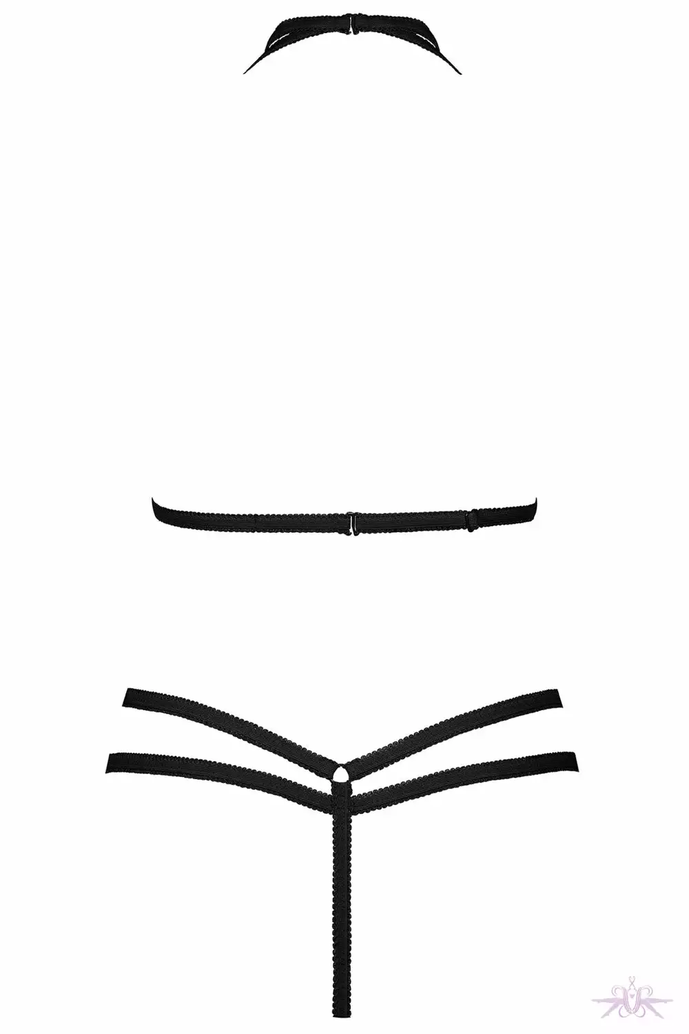 Maison Close Le Petit Secret Black Harness With Thong 8 Maison Close Le Petit Secret Black Harness With Thong - Image 8