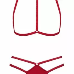 Maison Close Le Petit Secret Red Harness With Thong -Stockings Shop Mayfair Stockings le petit secret 21