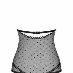 Obsessive Black Polka Dot Bodysuit -Stockings Shop Mayfair Stockings obsessive lingerie obsessive 876 ted 1 back packshot