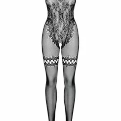 Obsessive Floral Fishnet Bodystocking -Stockings Shop Mayfair Stockings obsessive bodystocking f213 2