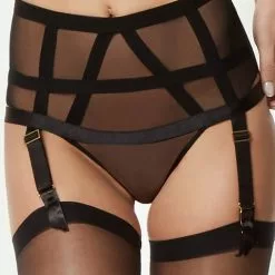 Bluebella Karolina High-Waist Suspender Thong -Stockings Shop Mayfair Stockings40151 01 1