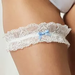 Bluebella Bridal White Garter