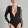 Maison Close Madame Reve Wrap-Over Bodysuit