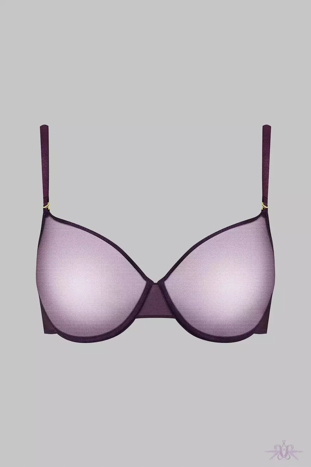 Maison Close L'Amoureuse Violet Orchid Wire Bra 5 Maison Close L'Amoureuse Violet Orchid Wire Bra - Image 5