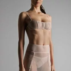 Maison Close L'Amoureuse Peony Rose Suspender Skirt