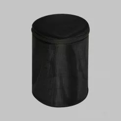 Maison Close Black Round Wash Bag