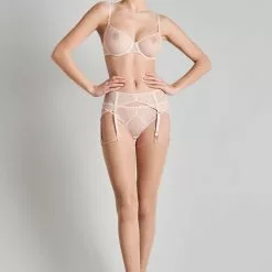 Maison Close L'Amoureuse Peony Rose Suspender Belt