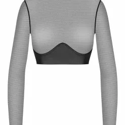 Maison Close Chambre Noire Long Sleeve Top -Stockings Shop Mayfair Stockings561392 ghost 1 23